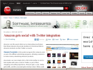 Amazon gets social with Twitter integration | Software, Interrupted - CNET News