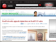 RealNetworks appeals injunction on RealDVD sales | Media Maverick - CNET News