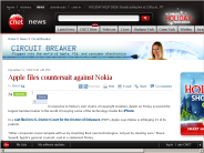 Apple files countersuit against Nokia | Circuit Breaker - CNET News
