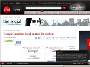 Google launches local search for mobile | The Social - CNET News