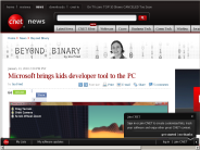 Microsoft brings kids developer tool to the PC | Beyond Binary - CNET News