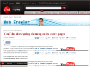 YouTube does spring cleaning on its watch pages | Web Crawler - CNET News
