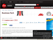 CA names new CEO | Business Tech - CNET News
