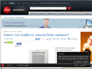 Rumor： Free Kindles to Amazon Prime customers? | Fully Equipped - CNET Reviews