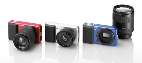 レンズ交換式小型カメラのコンセプトモデルイメージ