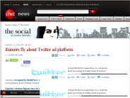 Rumors fly about Twitter ad platform | The Social - CNET News