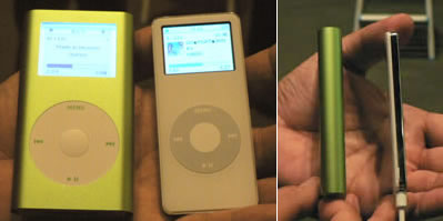 iPod miniとiPod nanoの比較