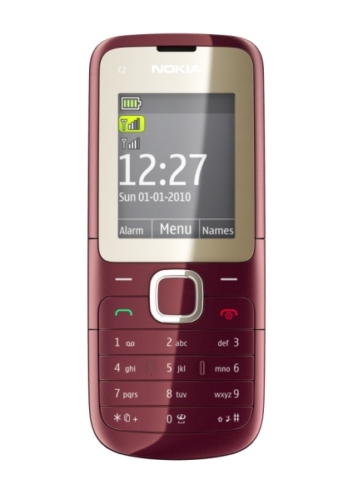 　同時に1つのSIMしか利用できないNokia C1-00と異なり、「Nokia C2」はデュアルモードに対応しており、2つの電話番号への通話やテキストメッセージを同時に受信できる。

　1枚のSIMカードはバッテリの下に収まっている。もう1枚はもっと簡単に抜き差しできる場所にあり、「ホットスワップ」対応だ。つまり、携帯電話の電源を切らずにSIMカードを交換したり挿入したりできる。

　C2の価格は45ユーロで、2010年末までに発売される予定だ。FMラジオや音楽プレーヤー、microSDカードスロットを備え、無料ウェブメールサービス「Ovi Mail」に対応している。また、新興市場向けに設計された情報サービス「Ovi Life Tools」機能も搭載し、SMSを利用して健康や教育、農業などの話題に関する情報を提供する。