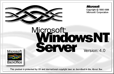 　1996年8月24日にリリースされた「Windows NT Server 4.0」。