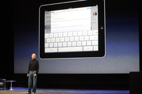 　iPadの仮想キーパッドは、十分大きく、ランドスケープモードで自動的に表示される。