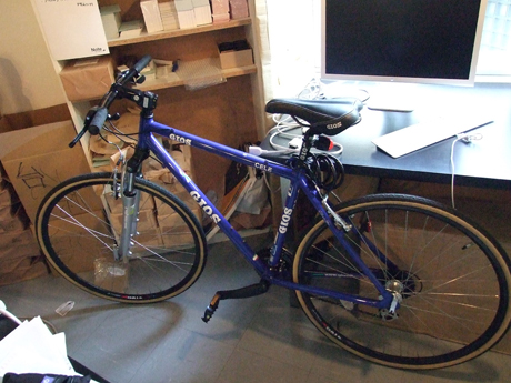 　こちらは西村氏のロードバイク。成城から渋谷まで自転車で通勤しているそうです。