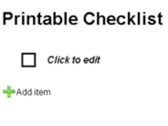 ［ウェブサービスレビュー］書き出して印刷する、“超シンプル”なタスク管理ツール「Printable Checklist」