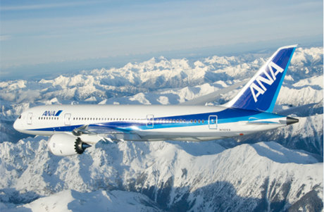 　「Boeing 787 Dreamliner」は米国時間2009年12月15日、初飛行を成功させ、商業展開に向けた大きなマイルストーンに到達した。同機に対しては現在、その最終的なゴールへと向けて数々のテストが実施されている。最近実施されたテストには、失速テストがある。このテストでは、はるか上空でエンジンのパワーを意図的に絞っても、飛行が正常の状態に戻ることを試すもの。

　この画像では、最初の787の1機が、米国太平洋岸北西部の雪に覆われた山々の上空を飛んでいる。