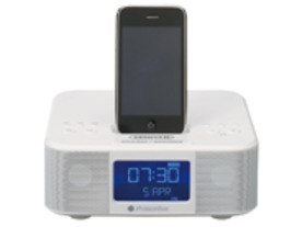 プリンストン、iPhone/iPod専用FMラジオ搭載目覚まし機能付きスピーカー