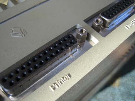 　Atari STのプリンタポート
