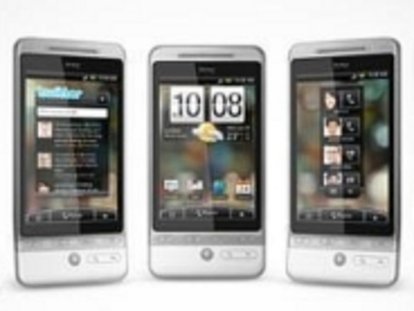 Android搭載新型スマートフォン「HTC Hero」が発表に--新UIを採用