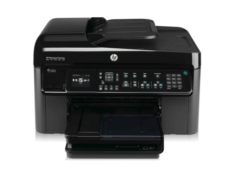 　プリント機能に加えFAX送信やスキャン、コピー、有線／無線LANにも対応した「HP Photosmart Premium Fax e-All-in-One」。発売時期は9月で、価格は299ドル。