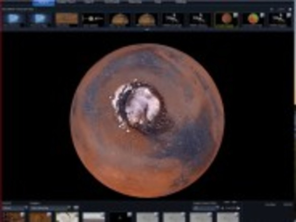 フォトレポート：MS、「Worldwide Telescope」を改良--火星の精細画像を紹介