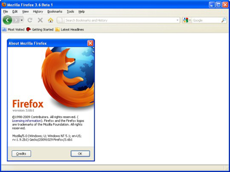 　2009年10月30日にリリースされたFirefox 3.6ベータ1は、同ブラウザをより頻繁に更新するというMozillaの取り組みを具体化したものだった。
