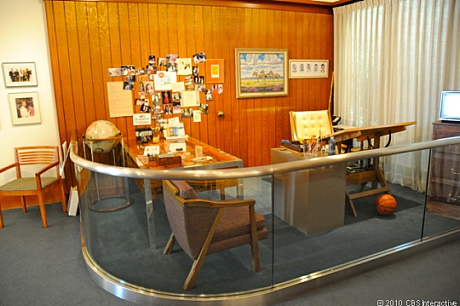 　博物館には、実際に使用された家具を使って再現されたSchulz氏のオフィスもある。