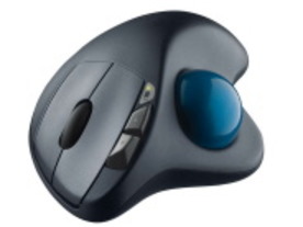 ワイヤレス対応のトラックボール--ロジクール、「ワイヤレストラックボール M570」