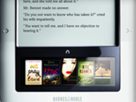 Barnes & Noble、電子書籍端末「nook」を発表--Kindleキラーとなるか