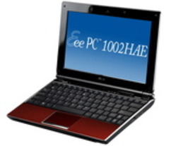 ASUS、薄型アルミニウムボディのネットブック「Eee PC 1002HAE」を発表