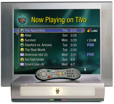 「TiVo」（デジタルビデオレコーダー）

　TiVoが（「ReplayTV」とともに）発売されたのは1999年のことだが、同デジタルビデオレコーダー（DVR）が最も大きなインパクトを残したのはこの10年間だ。確かに「無料」のDVRは絶大な影響力を持っているが、それでもTiVoの方が優れている。