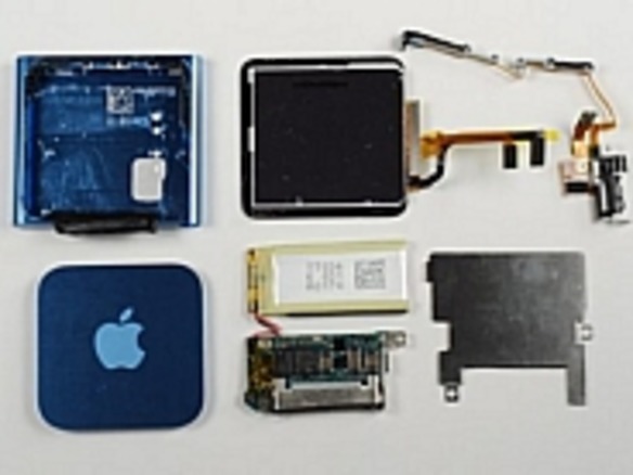 フォトレポート：分解、「iPod nano」第6世代--さらに小さくなった人気プレーヤー