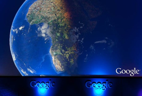 　「Google Earth 5.0」では、海中を3D表示で探索できるようになった。