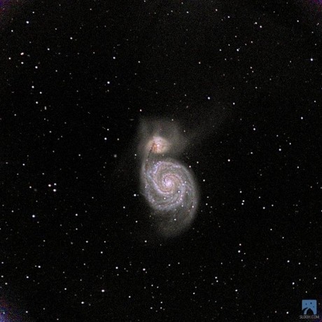 　Sloohユーザーが撮影した渦巻き銀河。