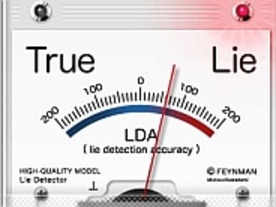 心拍数で判定、iPhone用嘘発見器アプリ「True or Lie」
