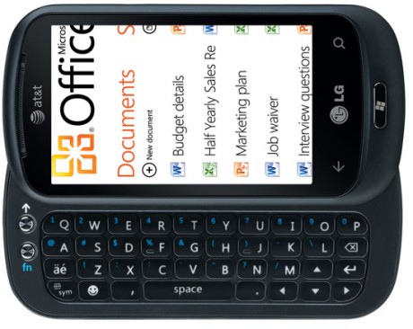 LG Quantum

　LG Quantumは米国のAT&Tで提供されるWindows Phone 7携帯電話の1つ。SurroundやSamsung Focusと同様、価格は199.99ドルとなっている。5メガピクセルカメラを搭載している。端末にプリロードされているPlay Toアプリを通じてDLNAをサポートする。米国外ではLG Optimus 7Qと呼ばれる。