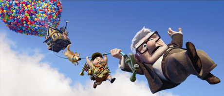 　Pixarの最新映画「カールじいさんの空飛ぶ家（原題：Up）」では、1万個以上の風船をどのように相互作用させながらアニメーション化するかが課題となった。同スタジオの長編映画としては10作目となるこの映画では、風船の動きにリアルさが求められた。つまり、１つの風船が別の風船にぶつかれば、その別の風船で動きが生じることを再現する必要があった。

　さらに、この相互依存性は、束になった1万個の風船すべてで発生させる必要があった。同スタジオは、風船を手描きでアニメーション化することはもちろん、従来のコンピュータアニメーションの手法を使うこともしなかった。その代わりにPixarのアニメーションとコンピュータの専門家は、希望する動きを可能にするプロシージャルアニメーション技術を作りあげた。