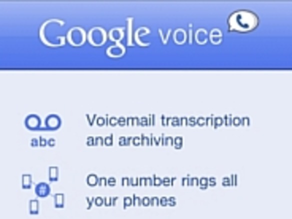 フォトレポート：iPhone用「Google Voice」
