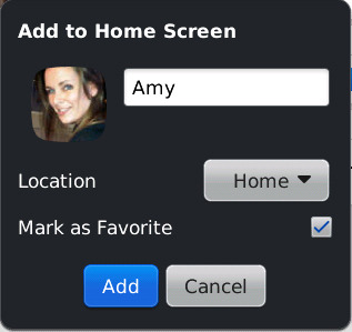 カスタマイズ

　ホームスクリーンのカスタマイズ例。連絡先やアプリケーションなどのショートカットアイコンを追加できる。