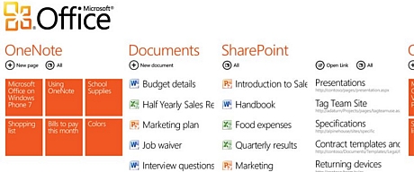 　「Windows Phone 7」からも「Office 365」を試してみる。