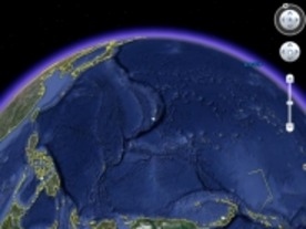 「Google Earth」で伝説の島アトランティス発見？--グーグルは否定
