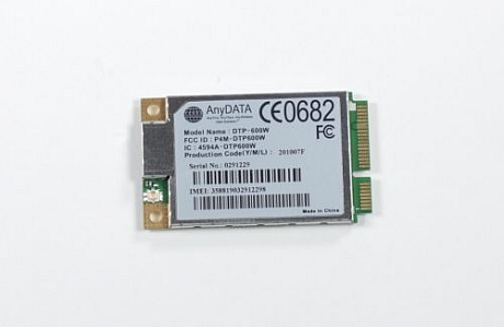 　新型Kindleはワイヤレス3G接続用にAnyDATAの「DTP-600W」HSPA mini PCI-Eモジュールを採用している。これは新型Kindle DXで使われているのと同じカードだ。

　AnyDATAの資料によると、DTP-600Wは「世界中で、トライバンドUMTS 850/1900/2100ワイヤレスネットワークおよびクアッドバンドGSM/GPRS/EDGE 850/900/1800/1900ネットワークで動作する」という。