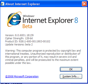 　Microsoftが「Internet Explorer 8（IE8）」のベータ2をリリースした。このリリースにおける特長はユーザー志向の機能。Microsoftは、「Opera」「Safari」「Firefox」に対する遅れを取り戻そうとする一方で、他にはない機能もいくつか提供している。IE8の正式版は11月にリリースの予定。