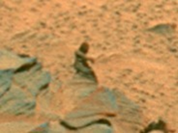 フォトレポート：発見！火星に人？--火星探査車「Spirit」からの衝撃画像