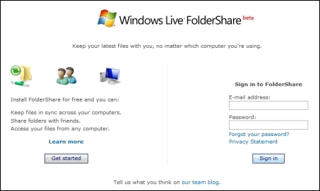 Microsoftのファイル共有サービス「Windows Live FolderShare」（ベータ版）が3月10日にリニューアルした。FolderShareは、異なるPCのローカルに共有フォルダを設定し、PtoPでのファイル共有を可能とする無料サービスだ。今回のリニューアルにより、これまでよりも簡単にウェブのWindows Live FolderShareサービスと自分のPCを管理できるようになった。また英語、ドイツ語、イタリア語、フランス語、ポルトガル語、スペイン語の6カ国語に対応し、タスクメニューとWindows Vistaでの動作も向上している。主な用途は下記の3通りだ。

・自分が利用している複数台のPCで個人的なファイルを共有する。

・ローカルにある特定のフォルダを友人などと共有する。

・Windows Live FolderShareでアカウントでログインしたPCから、自宅や職場のPCにアクセスする。

この記事では改めてインストールから共有フォルダの設定、リモートアクセスの利用までの手順を紹介する。