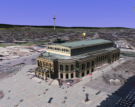 　ドイツのフランクフルトにある旧オペラ座「Frankfurt Alte Oper」の3Dモデル。