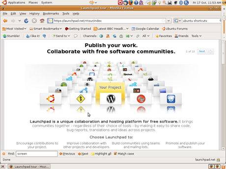 　Canonicalの「Launchpad」サイトでは、多くのオープンソースソフトウェアがホスティングされている。