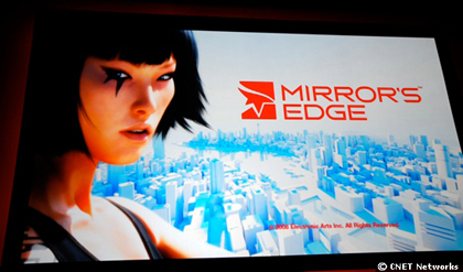 　EAは、最も期待される新作ゲームの1つである「Mirror’s Edge」のデモを披露した。