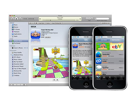 　アプリケーションストアがiTunesに追加され、iPhoneからも新アプリケーションを直接ブラウズ可能になる予定。