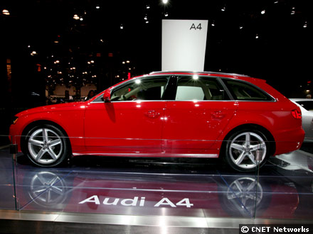 　Audiの新型四輪駆動車。