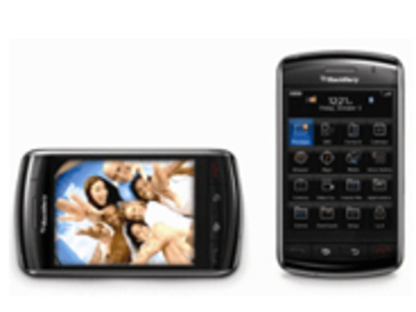 「BlackBerry Storm」が正式発表--BlackBerry初のタッチスクリーン採用機種