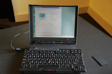 　ThinkPad 701cではOSにWindows 95を採用した。