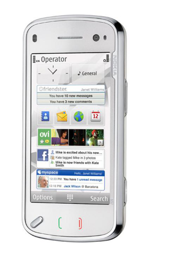 　N97は、2009年前半に欧州で出荷開始予定。